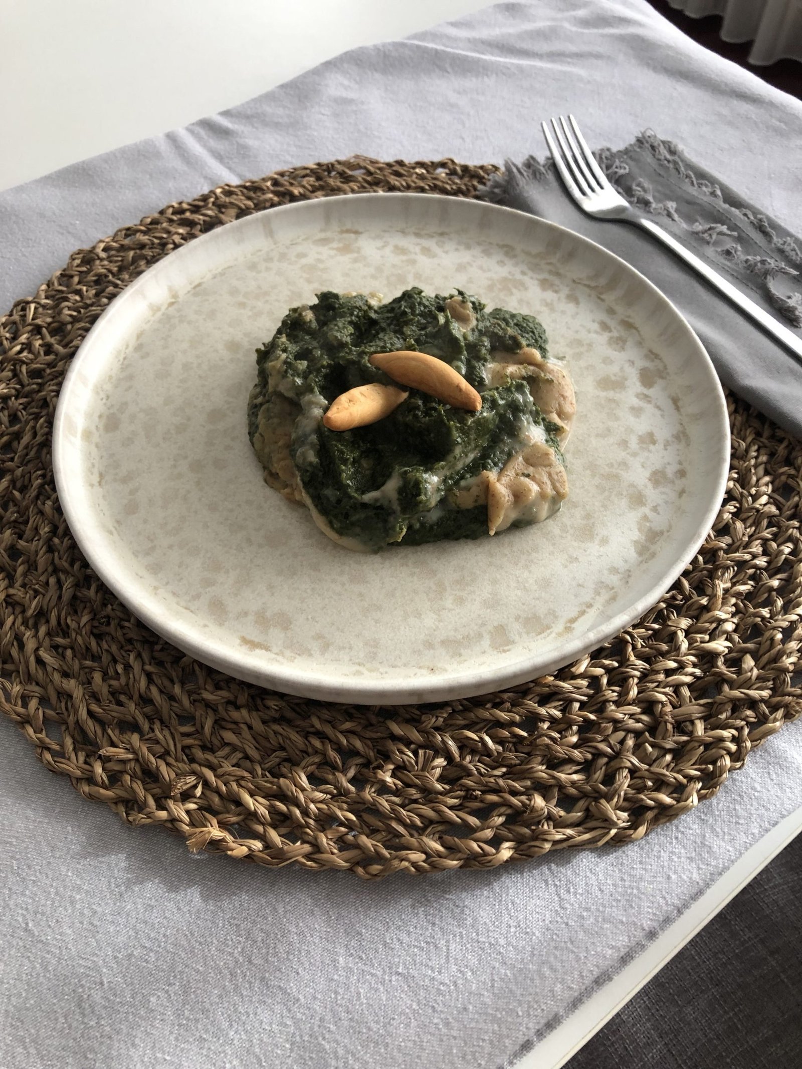 espinacas a la crema