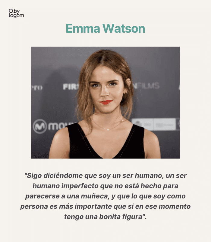 Emma Watson - frase sobre autoestima Tipos de autoestima